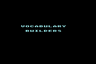 Vocabulary Builders atari screenshot
