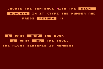 Vocabulary Builders atari screenshot