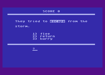 Vocabulary Practice atari screenshot