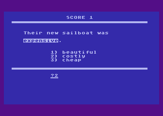 Vocabulary Practice atari screenshot