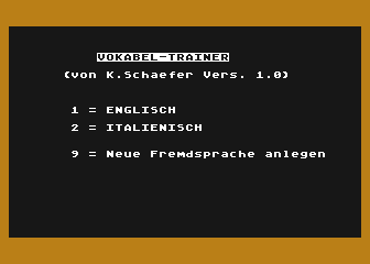 Vokabel-Trainer atari screenshot