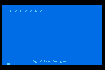 Volcano atari screenshot