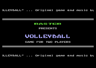 Volleyball atari screenshot
