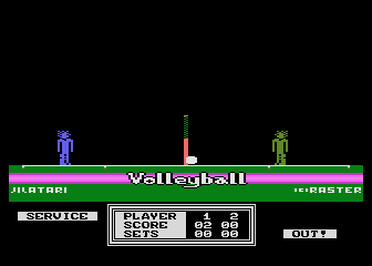 Volleyball atari screenshot