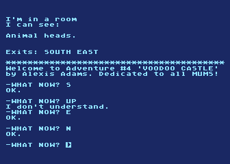 Adventure No.  4 - Voodoo Castle atari screenshot