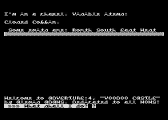 Adventure No. 4 - Voodoo Castle — screenshot 1