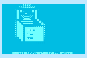 Vowels - E atari screenshot