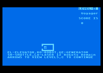 Voyager I atari screenshot