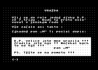Vrazda atari screenshot