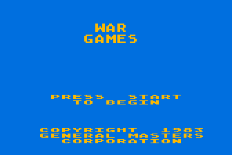 War Games atari screenshot