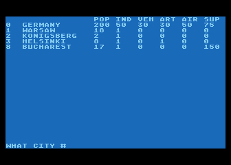 War in Russia atari screenshot
