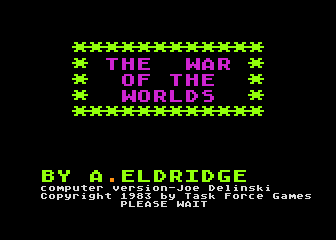 War of the Worlds (The) atari screenshot