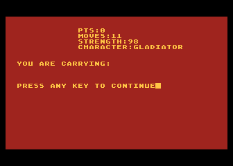 Warlock's Revenge atari screenshot