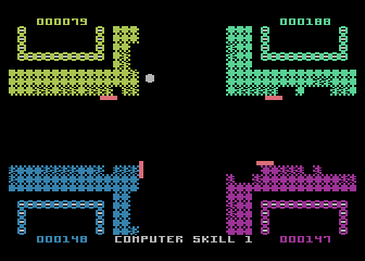 Warlords atari screenshot