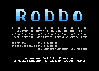 Warsaw Robbo II atari screenshot