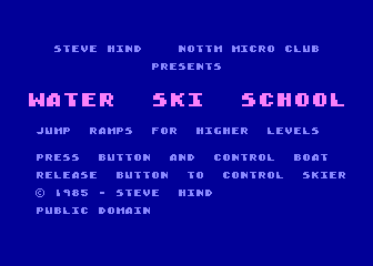 Water Ski School atari screenshot