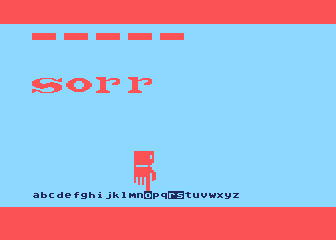 Webster - The Word Game atari screenshot