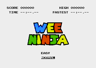 Wee Ninja atari screenshot
