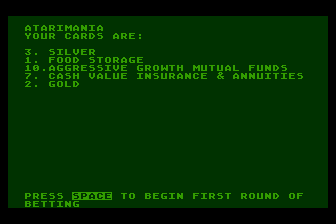 Wheeler Dealers atari screenshot