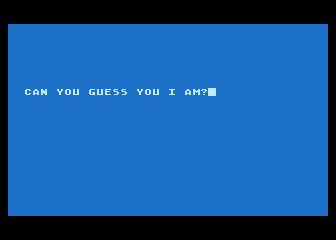 Who Am I? atari screenshot
