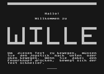 Wille atari screenshot