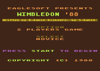 Wimbledon '88 — screenshot 2