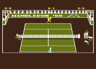 Wimbledon '88 atari screenshot