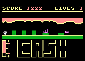 Winston in the Caves atari screenshot