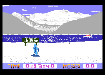 Winter Challenge atari screenshot