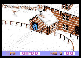 Winter Challenge atari screenshot