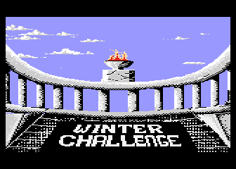 Winter Challenge atari screenshot