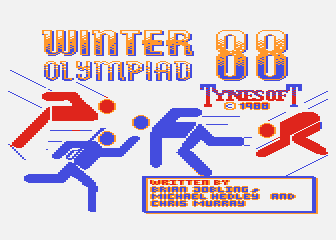 Winter Olympiad '88 atari screenshot