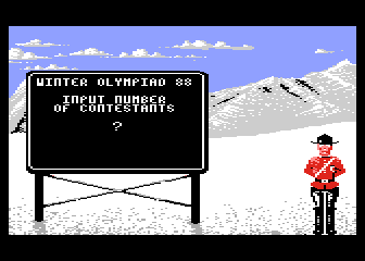 Winter Olympiad '88 atari screenshot