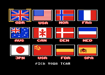 Winter Olympiad '88 atari screenshot