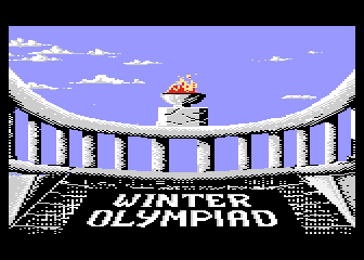 Winter Olympiad '88 atari screenshot