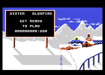 Winter Olympiad '88 atari screenshot