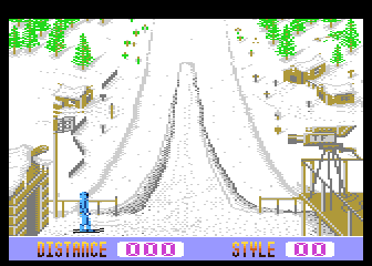 Winter Olympiad '88 atari screenshot