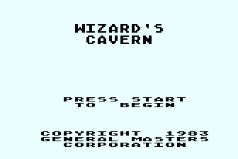 Wizard's Cavern atari screenshot