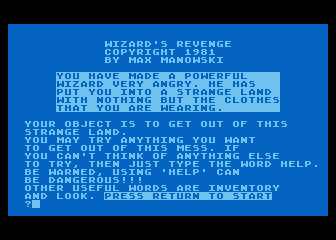 Wizard's Revenge — screenshot 1