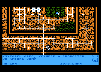 Wizard's Crown atari screenshot