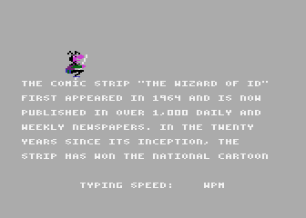 Wizard of Id's WizType (The) atari screenshot