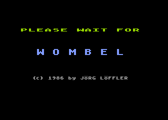 Wombel atari screenshot