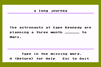Word Attack! atari screenshot