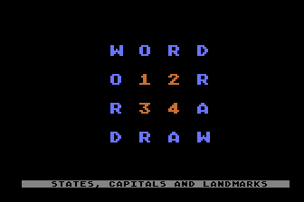 Word-Draw - American Themes - States, Capitals and Landmarks atari screenshot