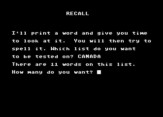 Word Games atari screenshot