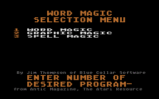 Word Magic and Graphic Magic