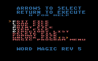 Word Magic and Graphic Magic atari screenshot