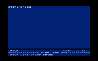 Word Magic and Graphic Magic atari screenshot