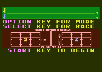Word Olympics atari screenshot