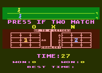 Word Olympics atari screenshot